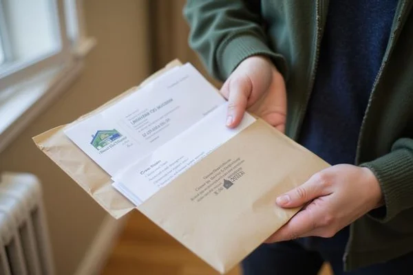 Mail-away closing package from a title company