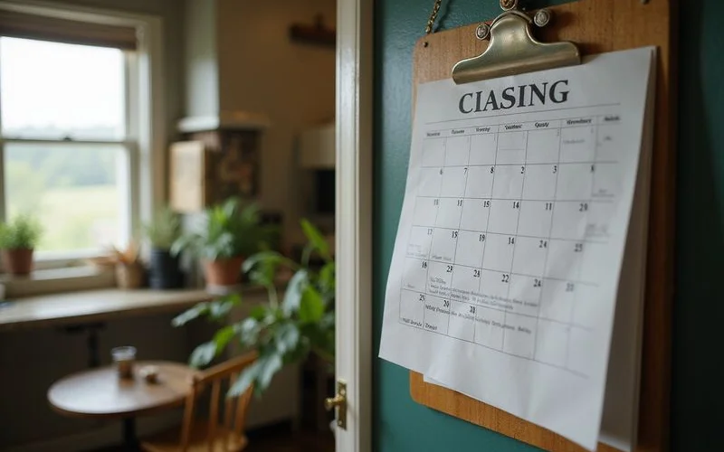 Sale and purchase closings lined up on the same day