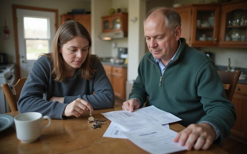 Personal representative reviewing estate documents and CMA for a Duluth inherited home