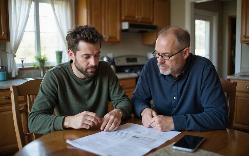 Seller and agent discussing appraisal options