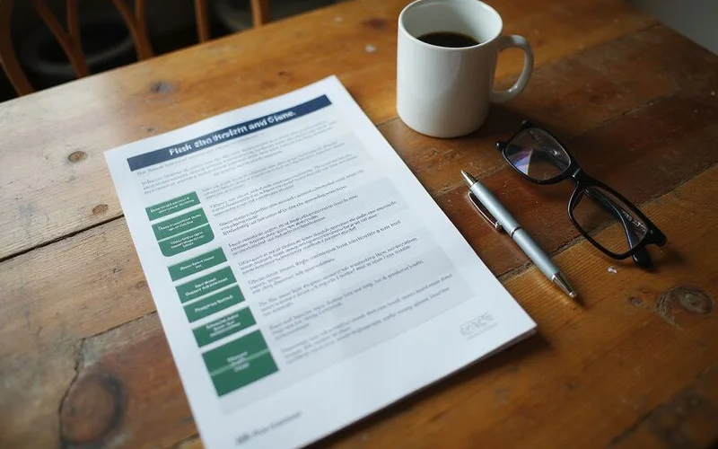 Step graphic: license check, transfer filing, closing