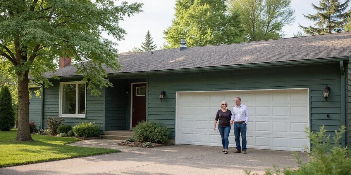 Buyers touring a one-level home in Duluth Heights