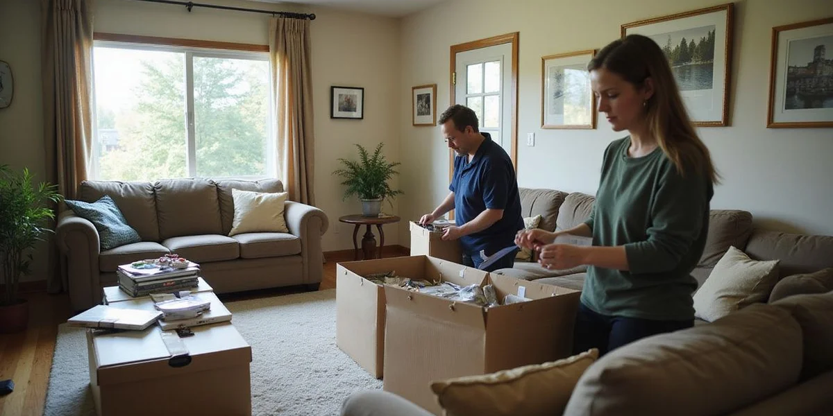 Family home in Duluth being sorted before an estate sale